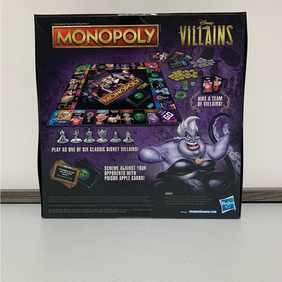 Monopoly®: Disney Villains Edition Board Game-New - Picture 2 of 8
